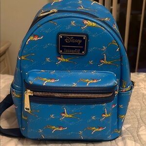 Disney Loungefly Blue Peter Pan Backpack